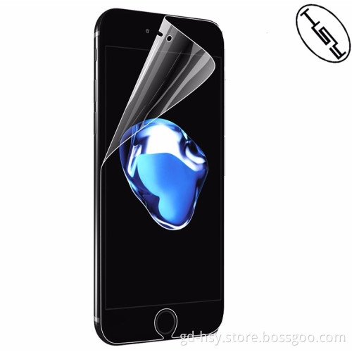 HUYSHE for iphone 7 scratch resistant TPU film tempered glass screen protector for iphone 6